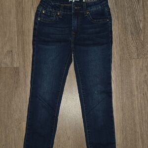 7 For All Mankind Blue Skinny Jeans
